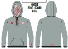 CHARLY NECAXA HOODIE - GRAY 2019-2020